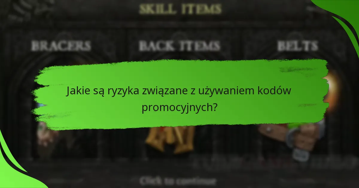 Jakie są ryzyka związane z używaniem kodów promocyjnych?