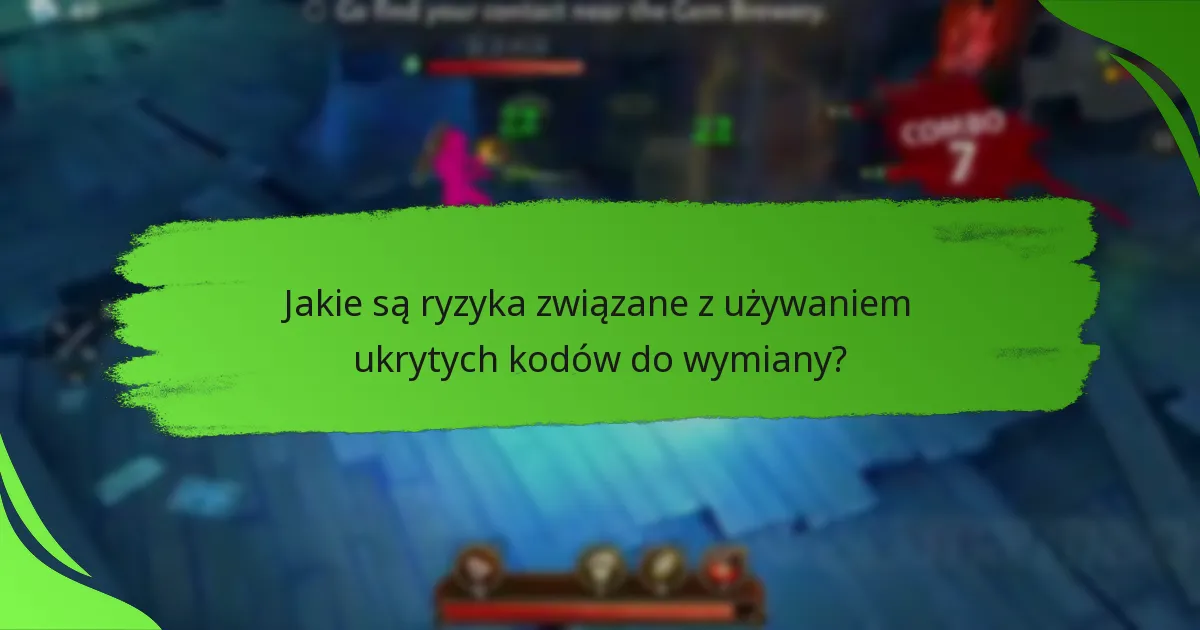 Jakie są ryzyka związane z używaniem ukrytych kodów do wymiany?
